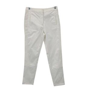 Pink Stitch Athletic White Slim‎ Fit Vented Pants 4 Activewear Sportswear Golf